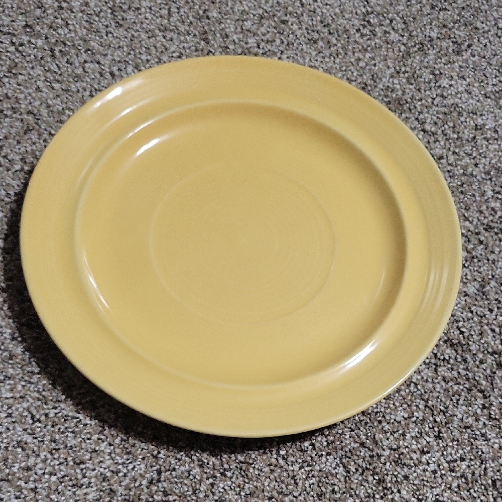 Elegant Yellow Dinner Plate